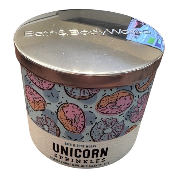 Bath & Body Works Other - Bath & Body Works Unicorn Sprinkles Candle 3 Wick